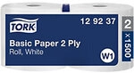 Tork W1 Universal Wischt&uuml;cher 2-lagig 2 Rollen &agrave; 1500 Blatt 1280495