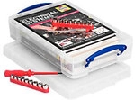 Really Useful Box Kunststoff Aufbewahrungsbox 4 L Transparent 25,5 x 39,5 x 8,8 cm
