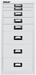 Bisley Schubladenschrank 8 Sch&uuml;be Verkehrswei&szlig; 279 x 380 x 590 mm 1016206