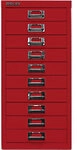 Bisley Schubladenschrank 10 Sch&uuml;be Kardinal Rot 279 x 380 x 590 mm 1016146