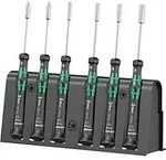 Wera Kraftform Micro Elektronik-Schraubendrehersatz + Rack, 6-teilig