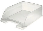 Leitz Plus Briefablage 5233 Jumbo DIN A4 Transparent Frost 25,5 x 35,7 x 10,3 cm