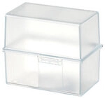 HAN Karteikartenbox DIN A7 Kunststoff 300 Karten Transparent H977-KT