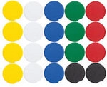 Maul MAULpro Whiteboard-Magnete Farbig sortiert 2 kg Tragf&auml;higkeit 33 mm 20 St&uuml;ck
