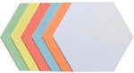Franken Wabe Moderationskarten 19 x 16,5 cm Papier Farbig sortiert 300 St&uuml;ck UMZS171