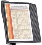 DURABLE Sherpa Sichttafelsystem 10 Fl&auml;chen DIN A4 Kunststoff Schwarz 6678369
