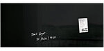 Sigel Artverum Glastafel Magnetisch Einseitig 130 (B) x 55 (H) cm Schwarz 1184429