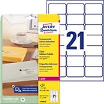 AVERY Zweckform Abziehhilfe QuickPEEL Wasserabweisend Adressetiketten L7560-25