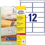 AVERY Zweckform Abziehhilfe QuickPEEL Wasserabweisend Adressetiketten L4772-25