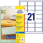 AVERY Zweckform Abziehhilfe QuickPEEL Adressetiketten J8560-25 Selbstklebend...