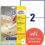 AVERY Zweckform Abl&ouml;sbar Universaletiketten L4734REV-25 Selbstklebend DIN A4 Wei&szlig;