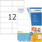 HERMA Premium Universaletiketten 4457 Selbstklebend DIN A4 Wei&szlig; 10,5 x 4,8 cm 100