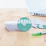 HERMA CD/DVD Etiketten 8619 haftend Wei&szlig; 78 x 78 mm 10 Blatt &agrave; 6 Etiketten 1060476