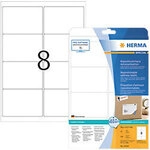 HERMA Wiederabl&ouml;sbare Etiketten 10018 Selbstklebend DIN A4 Wei&szlig; 9,91 x 6,77 cm 25