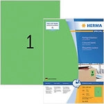 HERMA Special Universaletiketten 4404 Selbstklebend DIN A4 Gr&uuml;n 21 x 29,7 cm 100