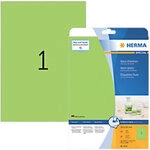 HERMA Special Universaletiketten 5151 Selbstklebend DIN A4 Neon Gr&uuml;n 210 x 297 mm 20
