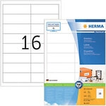 HERMA Premium Universaletiketten 4672 Selbstklebend DIN A4 Wei&szlig; 9,7 x 3,38 cm 100