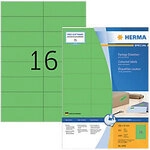 HERMA Special Universaletiketten 4259 Selbstklebend DIN A4 Gr&uuml;n 10,5 x 3,7 cm 100