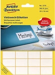 AVERY Zweckform 3319 Multifunktionsetiketten Wei&szlig; 29 x 18 mm 30 Blatt &agrave; 32
