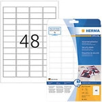 HERMA Sicherheitsetiketten 4232 Wei&szlig; Rechteckig 1200 Etiketten pro Packung 5432850