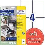 AVERY Zweckform ultragrip Universaletiketten 6124 Selbstklebend DIN A4 Wei&szlig; 105 x
