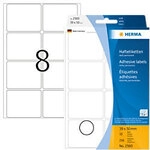 HERMA Mehrzwecketiketten 2560 Wei&szlig; Rechteckig 39 x 50 mm 32 Blatt &agrave; 8...
