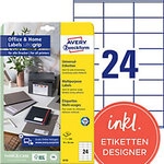 AVERY Zweckform ultragrip Universaletiketten 6122 Selbstklebend DIN A4 Wei&szlig; 70 x 36