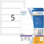 HERMA Special Ordneretiketten Einsteckbar Schmal 5032 DIN A4 5,4 x 19 x 19 cm Wei&szlig;