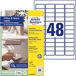 AVERY Zweckform Abl&ouml;sbar Universaletiketten L4736REV-10 Selbstklebend DIN A4 Wei&szlig;