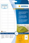 HERMA Transparente Etiketten 8016 Rechteckig DIN A4 45,7 x 21,2 mm 25 Blatt &agrave; 48