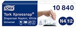 Tork Servietten Xpressnap N4, N12 Wei&szlig; 5 St&uuml;ck &agrave; 225 Blatt 5830191