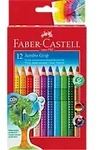 Faber-Castell Jumbo Grip Buntstifte Farbig sortiert 12 St&uuml;ck