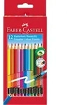 Faber-Castell Radierbar Buntstifte Farbig sortiert 12 St&uuml;ck