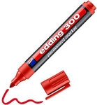 edding 300 300 Permanentmarker Mittel Rundspitze 1,5 - 3 mm Rot Nachf&uuml;llbar