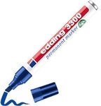 edding 3300 Permanentmarker 100% Recycelt Breit Keilspitze 1 - 5 mm Blau Nachf&uuml;llbar