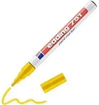 edding 751 Permanent Lackmarker Gelb Fein Rundspitze 1 - 2 mm Wasserbest&auml;ndig
