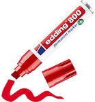 edding 800 800 Permanentmarker 100% Recycelt Extra Breit Keilspitze 4 - 12 mm Rot