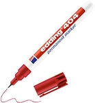 edding 404 Permanentmarker Extra Fein Rundspitze 0 - 0,75 mm Rot Wasserbest&auml;ndig