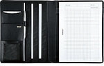 Alassio Konferenzmappe CREMONA 25 x 3 x 32 cm Schwarz 1031389