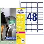 AVERY Zweckform Ultra-Resistent Etiketten L7911-40 Selbstklebend DIN A4 Wei&szlig; 45,7 x