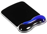 Kensington Duo Gel Mauspad mit Handgelenkauflage 62401 Blau, Schwarz 6947942