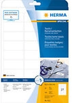 HERMA Namensschilder 4511 Wei&szlig; Rechteckig 63 x 29 mm 20 Blatt &agrave; 27 Etiketten