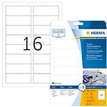 HERMA 4515 Namensetiketten DIN A4 Wei&szlig; 88,9 x 33,8 mm 20 Blatt &agrave; 16 Etiketten