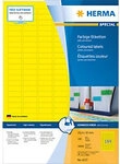 HERMA Universaletiketten 4237 Selbstklebend Gelb 2,5 x 1 cm 100 Blatt &agrave; 189
