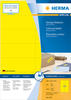 HERMA Farbige Multifunktionsetiketten 4555 Gelb Rechteckig 105 x 42 mm 100 Blatt à