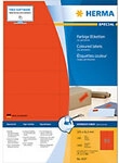 HERMA Multifunktionsetiketten 4557 Selbstklebend Rot 10,5 x 4,2 cm 100 Blatt &agrave; 14