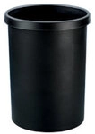 helit Papierkorb Polyethylen Schwarz 45L 48 cm 61062-SZ