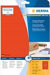 HERMA Multifunktionsetiketten 4552 Selbstklebend Rot 10,5 x 3,7 cm 20 Blatt &agrave; 16