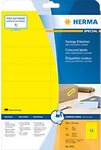 HERMA Multifunktionsetiketten 4551 Selbstklebend Gelb 10,5 x 3,7 cm 20 Blatt &agrave; 16