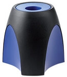 HAN Briefklammernspender Delta Kunststoff Schwarz, Blau 9,5 x 9,5 x 8,8 cm 1752-SU